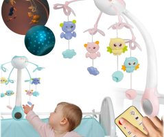 Musikalisches Kinderkarussell mit Projektor