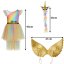 Einhorn-Kostüm für Kinder - Kleid, Stirnband und Flügel