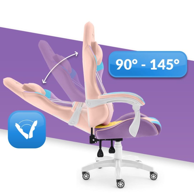 Herné kreslo Rainbow Colorful