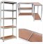 Raft de depozitare stabil din metal cu 5 rafturi 180 x 90 x 30 cm