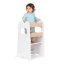 Torre didattica per bambini - aiutante in cucina con regolazione in altezza a 3 livelli