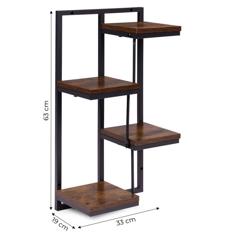 Závěsná police na květiny - 4 police