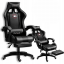 Bequemer Gaming-Stuhl in Schwarz