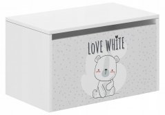 Otroška škatla za shranjevanje z medvedkom 40x40x69 cm