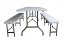 Set de 2 bănci pliabile pentru catering 180 cm