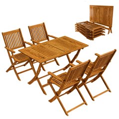 Sydney Komfort 4 személyes akácfából készült kerti bútor szett