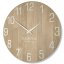 Hochwertige Wanduhr aus Eiche 50 cm