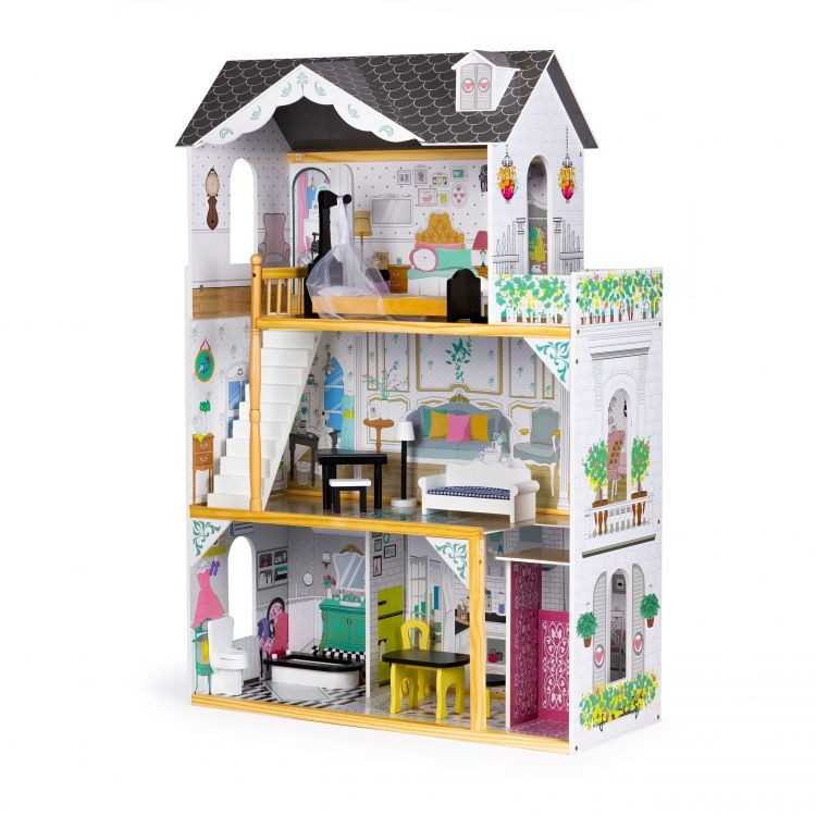 Rozprávkový domček  pre bábiky s nábytkom