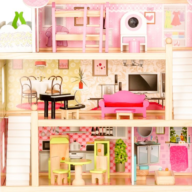 Dřevěný domeček pro panenky - rezidence Fairy Tale Ecotoys