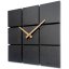 Uhr aus Holz HARMONY 30 cm - schwarz