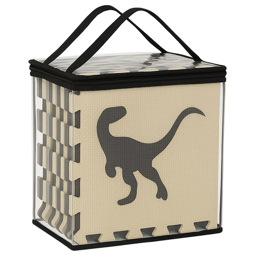 Puha játszószőnyeg dinoszaurusszal - habszivacs puzzle 106 x 160 cm