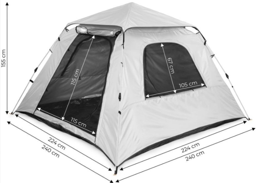 Campingzelt für 4 Personen