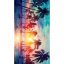 Brisača za plažo z vzorcem palm, 100 x 180 cm