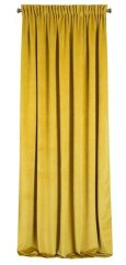 Gyönyörű sárga sötétítő függöny 140 x 270 cm