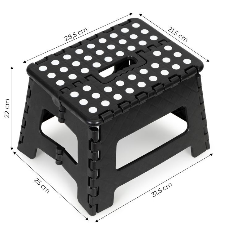 Praktický skládací taburet 22cm