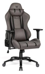 Ergonomski igralni stol HC-1013 - siva prevleka iz kakovostne tkanine