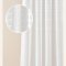Kvalitná biela záclona  Marisa  so striebornými priechodkami 250 x 250 cm