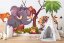 Autocolant pentru copii animale animate Madagascar - Mărimea: 120 x 240 cm