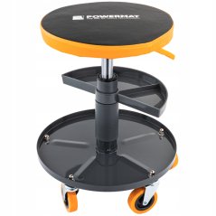 Sedia da officina - regolabile, portata 150 kg
