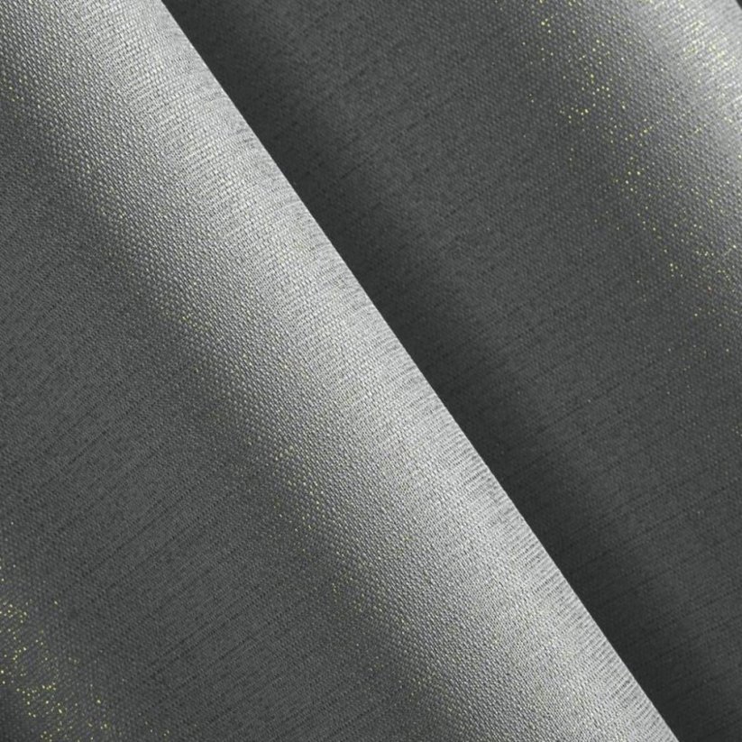 Enobarvne zatemnitvene zavese za kroge v sivi barvi 140 x 250 cm