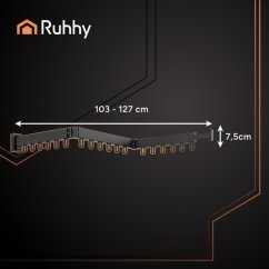 Skladací nástenný sušiak na bielizeň s 18 háčikmi