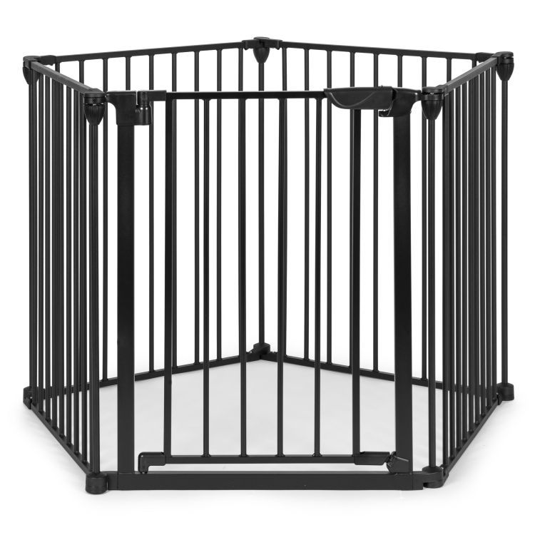 Ochranná čierna bariéra s 5 panelmi