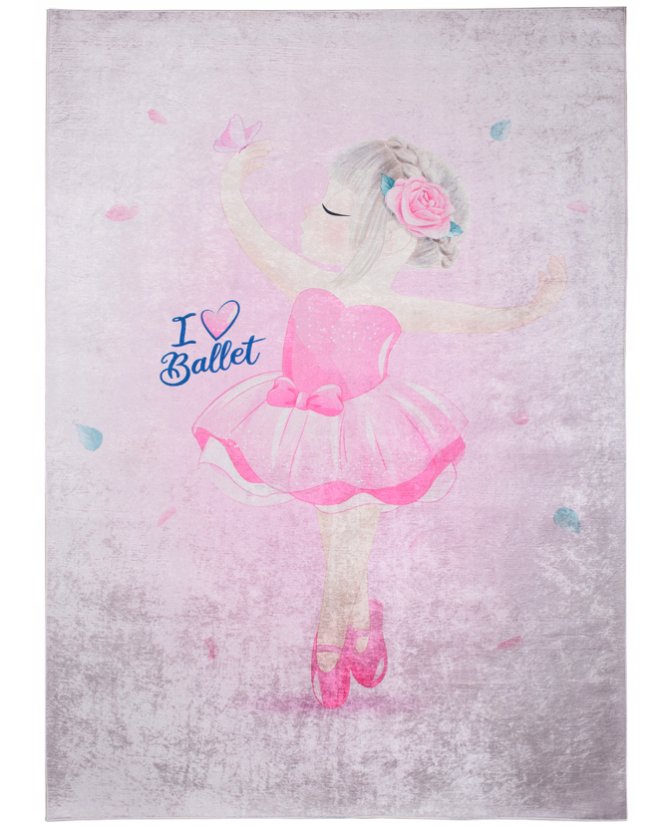 Detský koberec pre milovníčky baletu