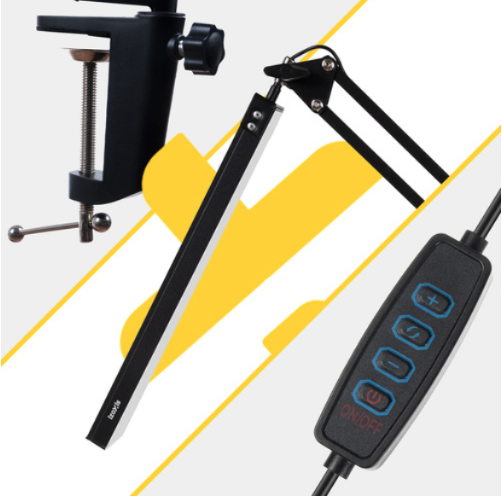 Lampă de masă LED cu braț reglabil - 10 niveluri de luminozitate