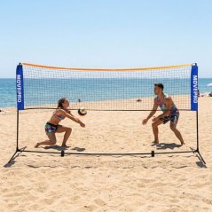 Skladacia športová sieť MovePro 3v1 - badminton, tenis a volejbal s nastaviteľnou výškou