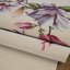 Bež tapiserijski prt s fino tkanim vzorcem magnolije