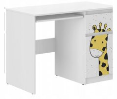 Detský písací stôl s milou žirafou 77x50x96 cm