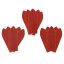 Carta abrasiva velcrata delta 32 x 92 mm, K60, K100, K180, set di 15 pezzi 54H008 GRAPHITE