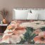 Pătură acrilică de lux cu motive florale tropicale