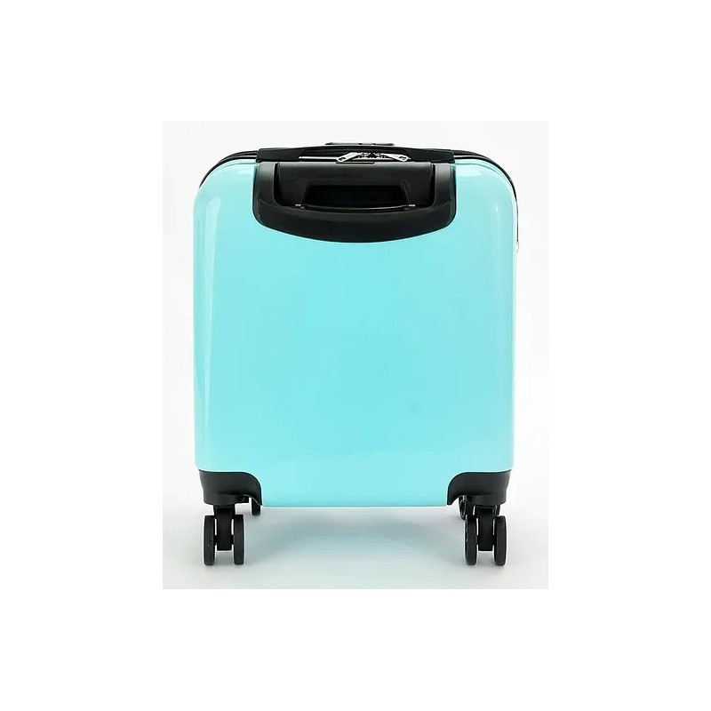 Gyermek utazótáska kerekeken, teleszkópos fogantyúval - BLUE PANDA