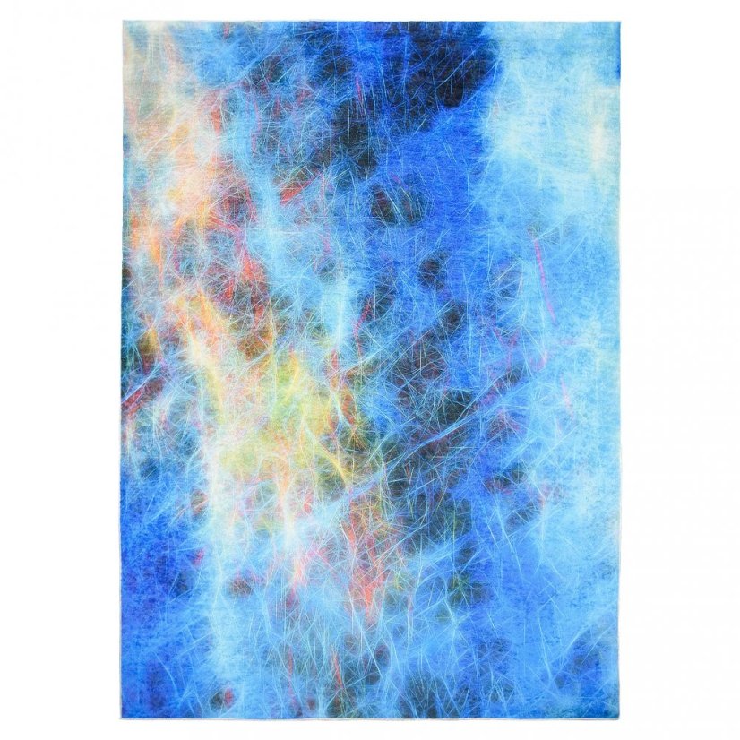 Trendový koberec s farebným abstraktným vzorom 