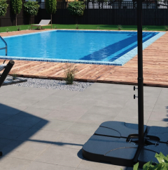 Vierteiliger Sonnenschirmständer 50 x 50 x 7,5 cm