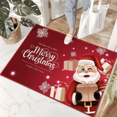 Vianočná rohožka Merry Christmas – Santa Claus 60 x 90 cm