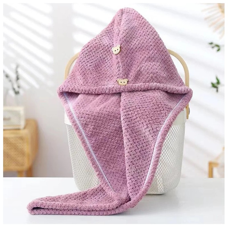 Uterák, turban na vlasy staroružovej farby 65 x 25 cm