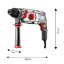 Schlagbohrmaschine SDS+ 800 W im Koffer