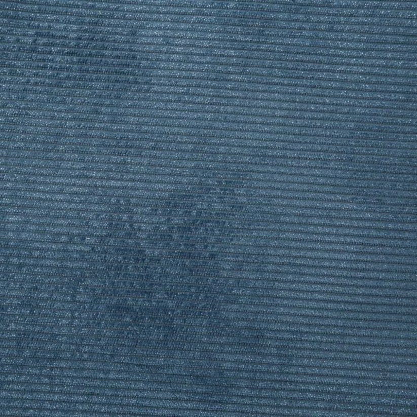 Tmavě modrý přehoz na postel připomínající manšestr 220 x 240 cm