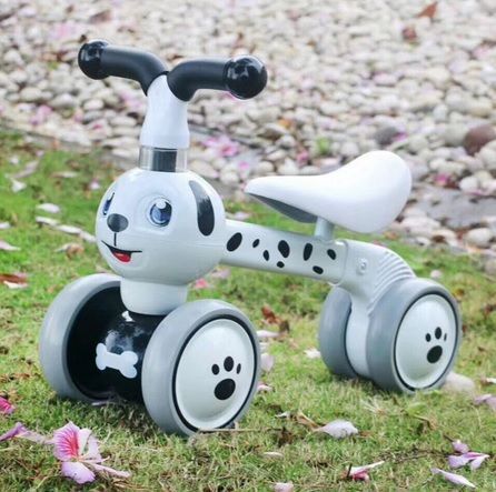 Balančný bicykel roztomilý psík 