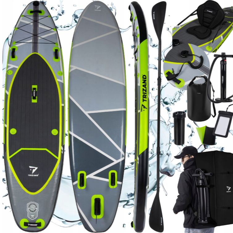 Napihljiv SUP paddleboard z dodatki in sedežem