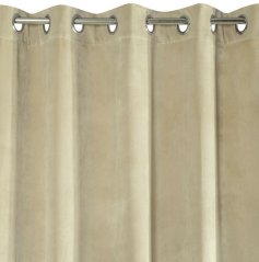Elegantní béžový závěs do ložnice 140 x 250 cm