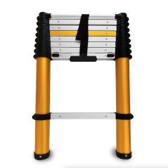 Hliníkový teleskopický žebřík 9 stupňů 150 kg