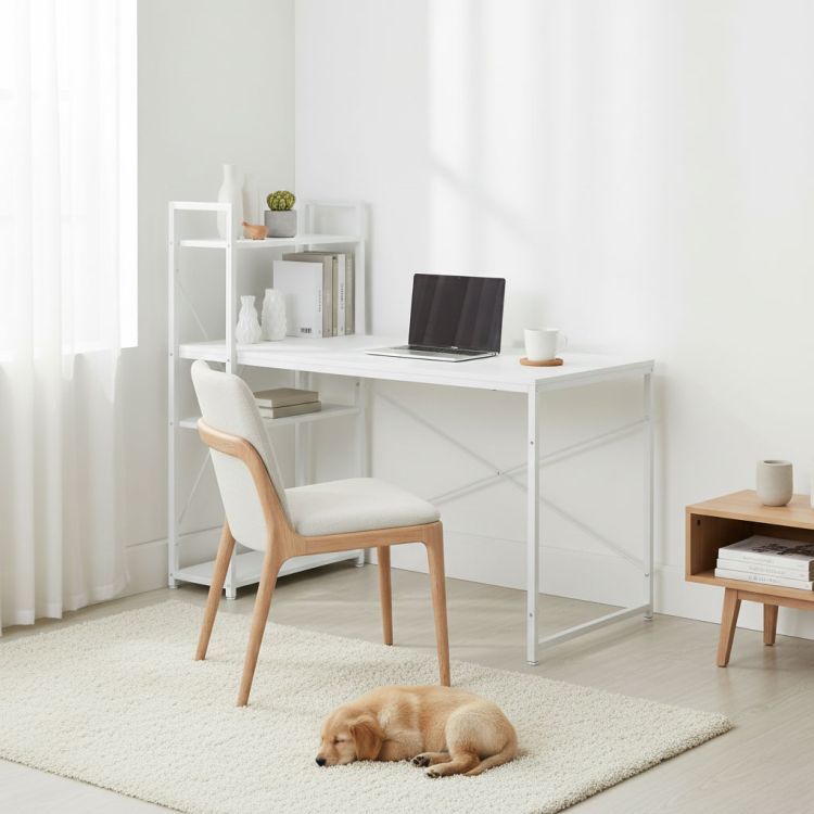 Pracovní a herní stůl s policemi 120 x 60 cm