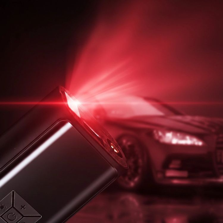 Elektromos kompresszoros szivattyú autóhoz, kerékpárhoz és motorkerékpárhoz kijelzővel és LED-del