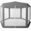 Gazebo da giardino con zanzariera 2 x 2 m
