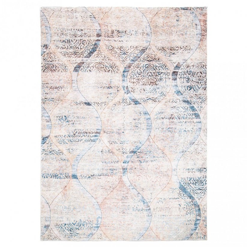Moderner Teppich in Brauntönen mit dezentem Muster
