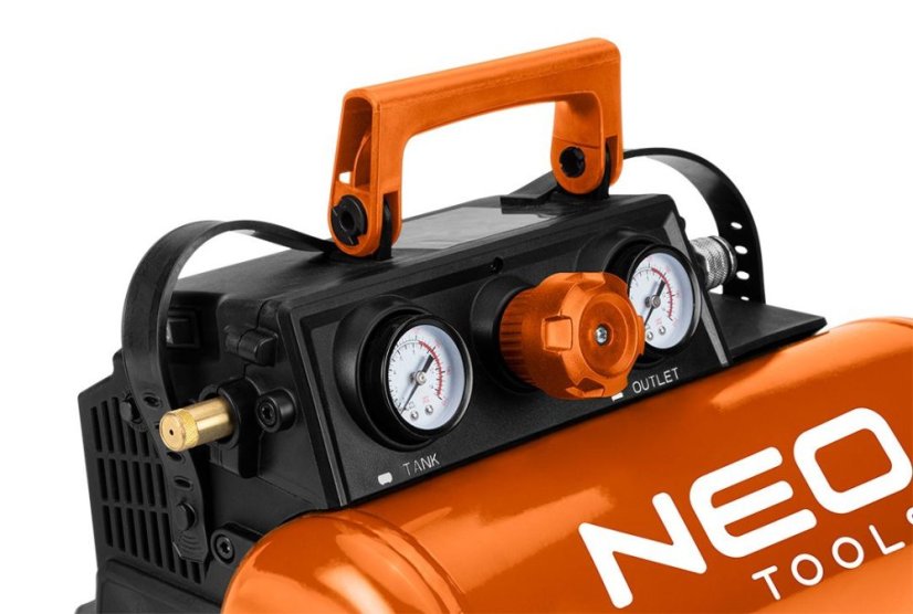 Akumulátorový kompresor NEO TOOLS Energy+ 18 V – 3,8 l, bez baterie