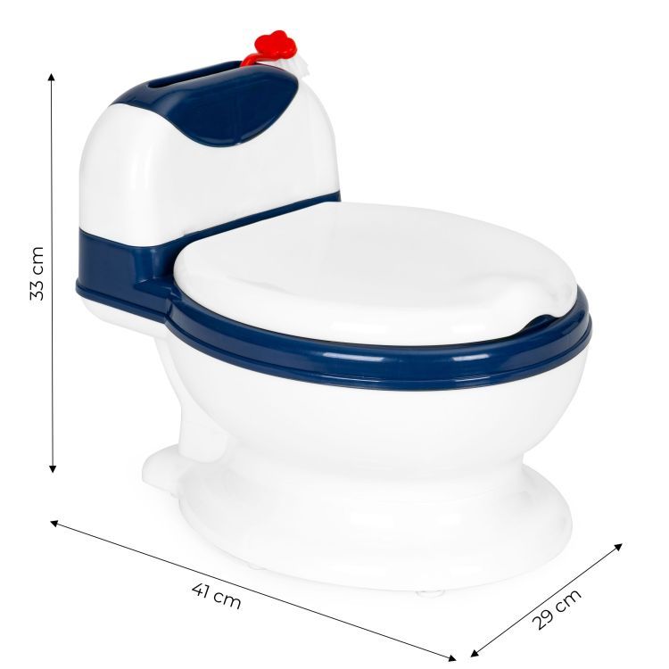 Detský nočník - toaleta, modrý